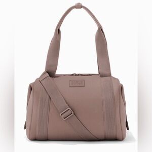 Dagne Dover Landon Medium Neoprene Carryall Bag in Mauve